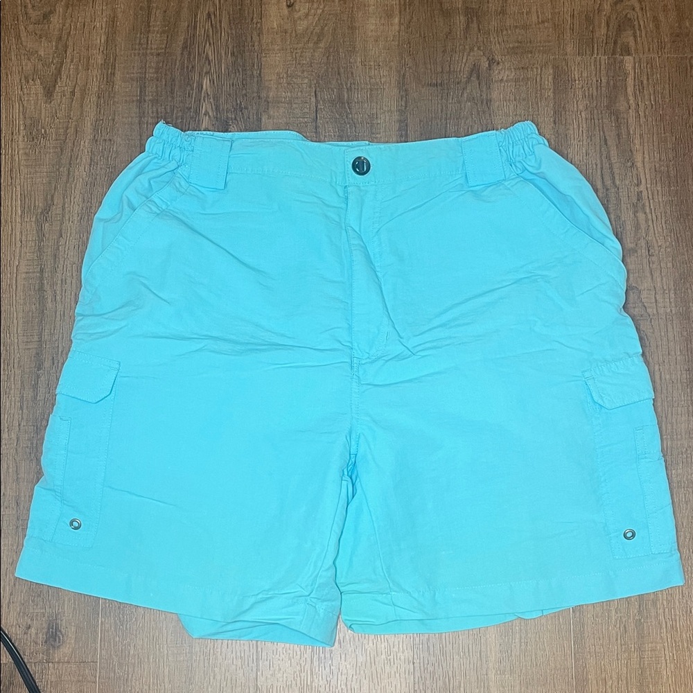 Reel Legends Turquoise Cargo Shorts